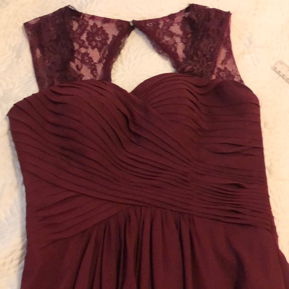 Gorgeous Maroon Bridesmaid Dress WornOnce!